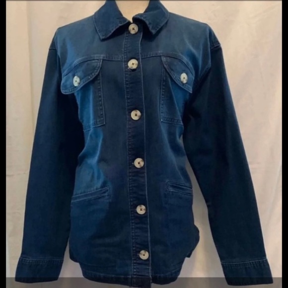 Style & Co. Jackets & Blazers - Women’s Blue Denim/Jean Jacket